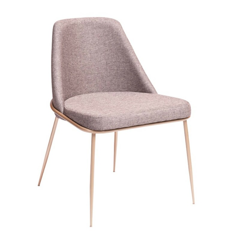 ★ELIZA CHAIR2脚エリザbyPAGED MEBLEfromACTUS Cadeira Eliza de Madeira Maciça Estofada com Braços - Cappuccino
