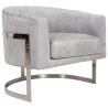 poltrona-de-veludo-castello-cinza-angel-inox-luxo